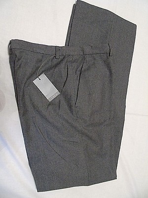 ICEBERG -ITALY SMART DESIGNER GRAU WOLLE TAILLIERT ARBEITSHOSE IT 46 W32 L33