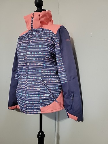 Roxy Juniors Dusk DryFlight Snow Ski Insulated Jacket Pink Size XXL No Hood - Picture 3 of 14