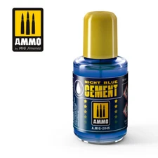 Ammo of Mig #AMIG-2045 Night Blue Plastic Cement