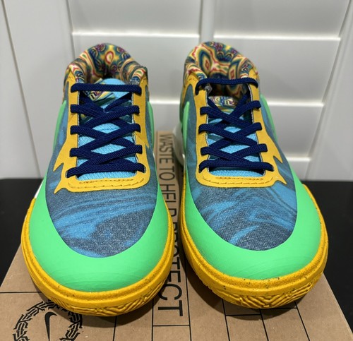 NUEVOS Zapatos Nike Kyrie 8 GO SE Azul Báltico/Multicolor DV3019-400 (Talla Infantil 13C) - Imagen 3 de 5