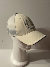 Indianapolis Colts Hat Cap White Stretch Fit Back Mens NFL Football Reebok