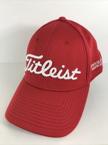 Titleist Mens Cap Red Golf Hat Small 