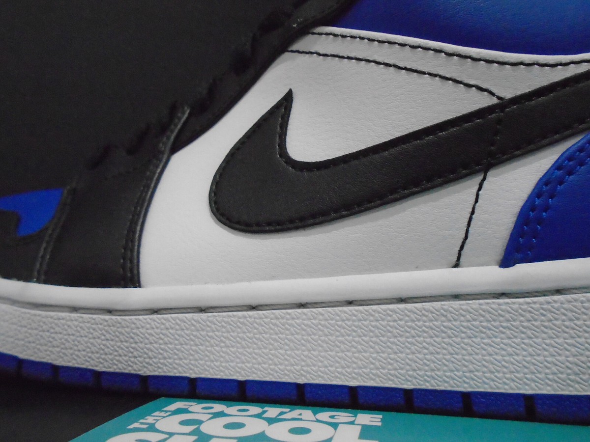 NIKE AIR JORDAN 1 RETRO LOW OG SPORT ROYAL TOE WHITE BLACK BRED
