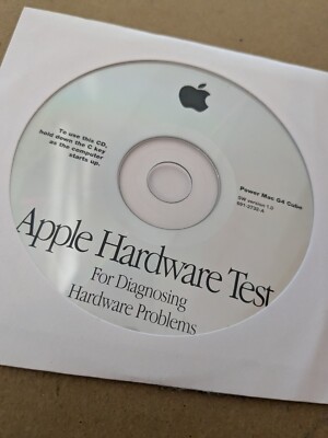 Apple Hardware Test CD for Power Mac G4 Cube SW Version 1.0 691-2732-A NEW