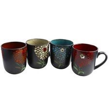 Gibson Home Gardenia Cafe 16 oz. Assorted Mug...