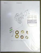 All M151 M151A1 M151A2 Series - Carburetor Attachment Hardware Kit