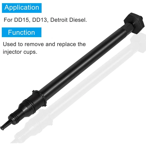 Detroit Diesel DD13 DD15 DD16 J-47388-A Injector Sleeve Cup Removal Install Tool - Bild 7 von 13