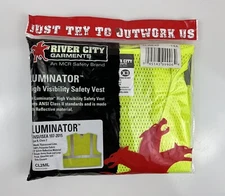 River City Garments Luminator High Visibility Safety Vest 3XL ANSI/ISEA 107-2015