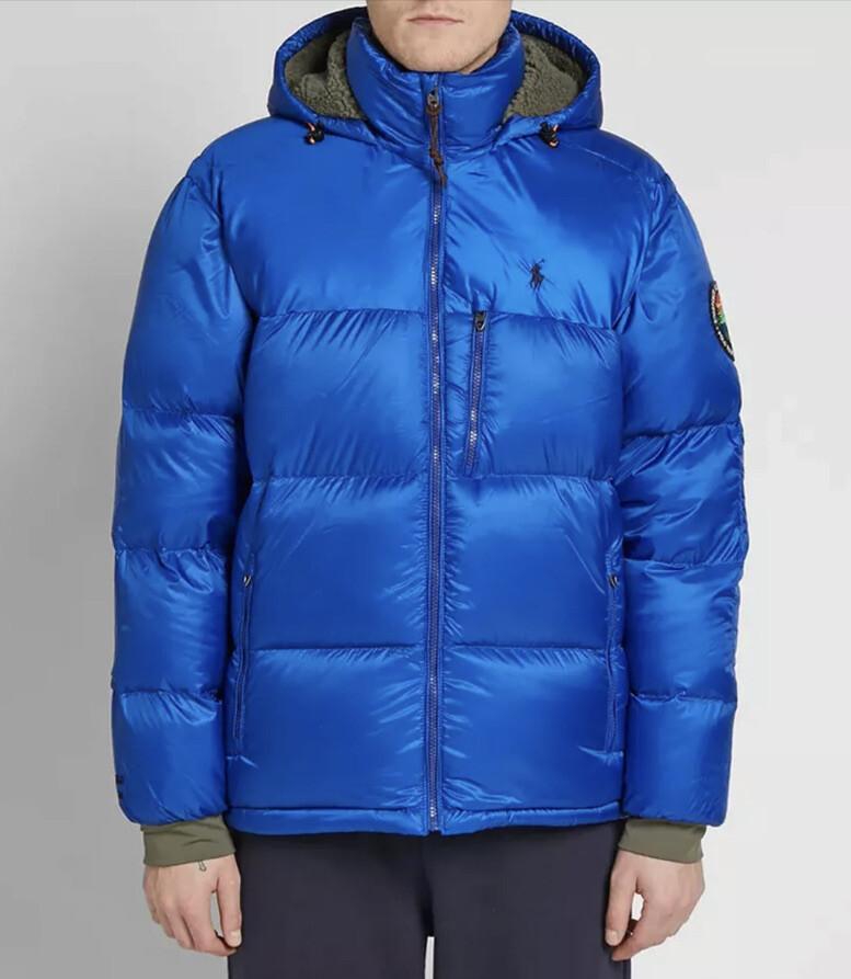 Polo Ralph Lauren Sportsmen Hooded Down Puffer Jacket Sapphire