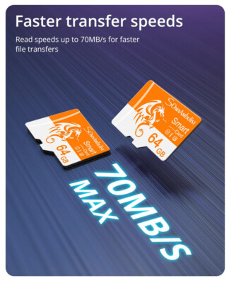 Micro SD Karte 64 GB Speicherkarte memory card TF Handy Game PC Kamera C10 U3 A1