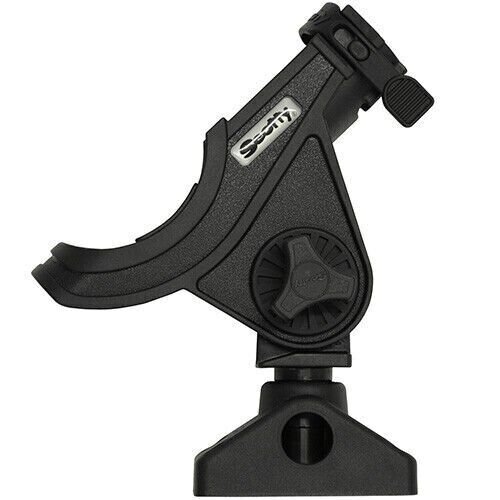 Scotty Bait Caster/Spinning Rod Holder Side/Deck Mount Black 0280-BK