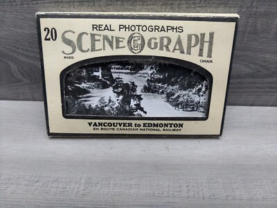 Scene-O-Graph Real Photos Postcards From Canada. Vancouver to Edmonton. Vintage 