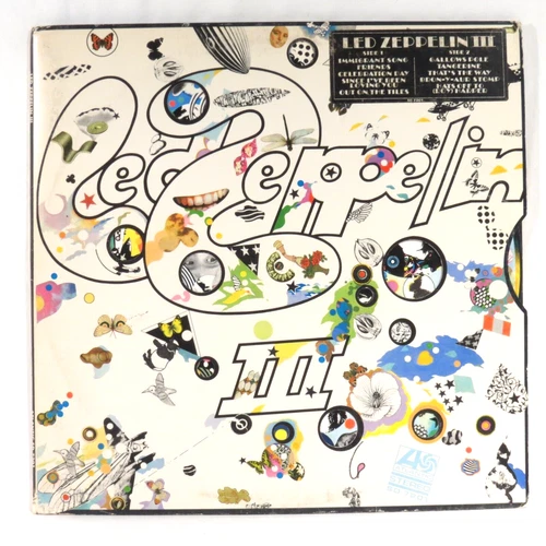 LED ZEPPELIN ‎– Led Zeppelin III  1970 1st US WL Promo LP EX J PAGE, R PLANT