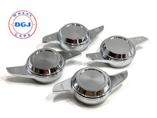 2 Bar Cut Chrome Knock-offs Spinners For Lowriders