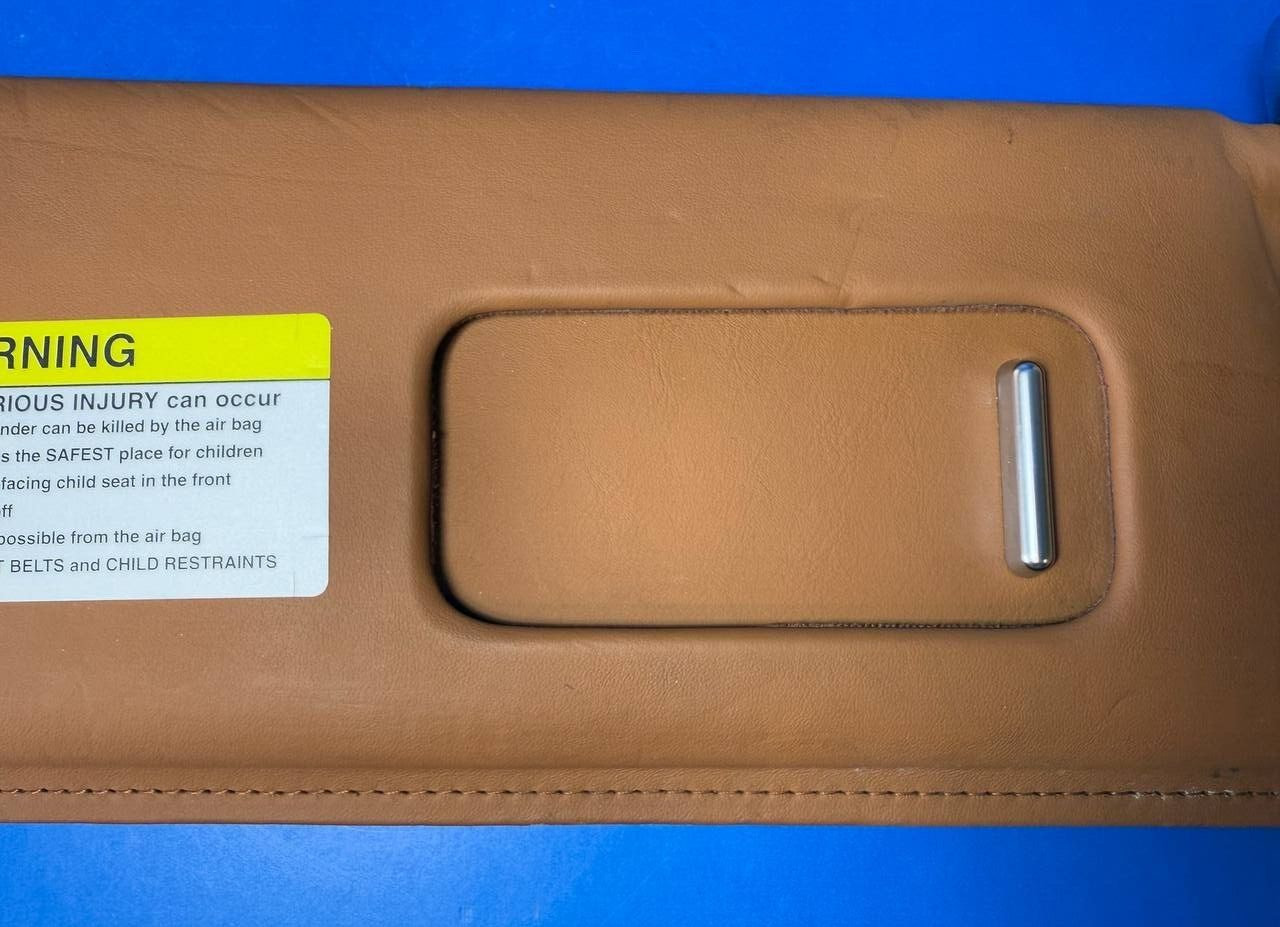 04 - 13 BENTLEY CONTINENTAL FLYING SPUR PASSENGER RIGHT SUN VISOR 3W0857584C OEM