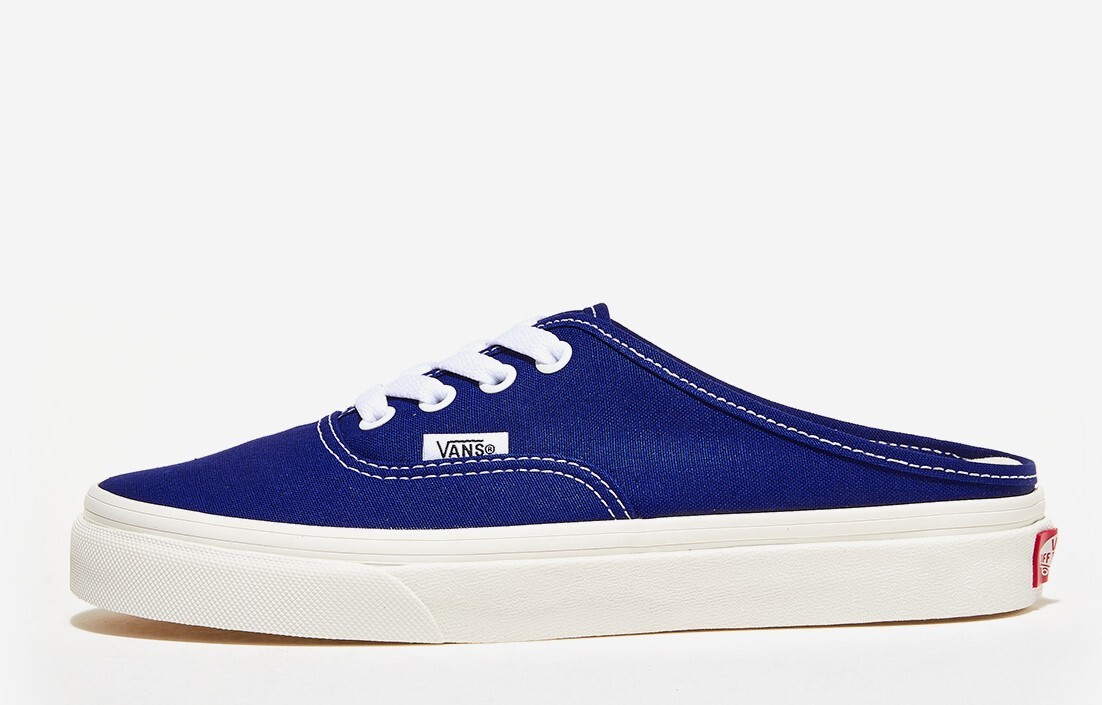 VANS Authentic Mule MEN'S SNEAKERS VN0A54F72BK BLUE COTTON | eBay