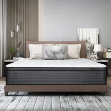 10" 12" Memory Foam Mattress Hybrid Innerspring Twin Full Queen King Mattresses