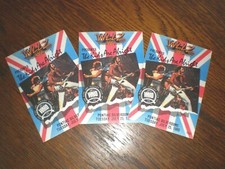 The Who FABRIC STICKERS 1989 ORIGINAL Detroit