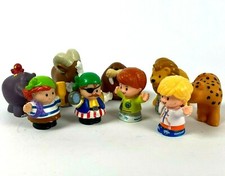 Lot 9 Mattel Fisher Price Little People  Zoo Animals 2000-2016 Lion Walrus Ram