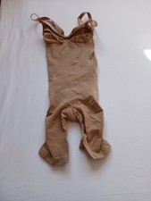 Skims Seamless Sculpt Mid Thigh Bodysuit Women's XS Sand SH-BSS-0349 G93