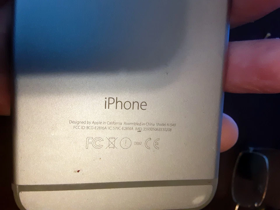 Mal Apple iPhone 6 A1549 solo para piezas Foto 4 de 4