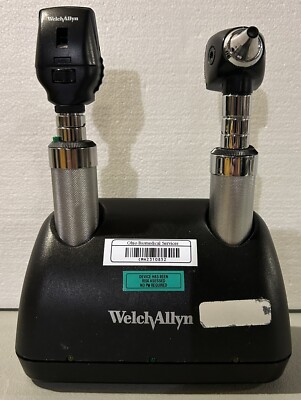 WELCH ALLYN UNIVERSAL CHARGER AND DESK SET OPHTHALMOSCOPE OTOSCOPE 7114X