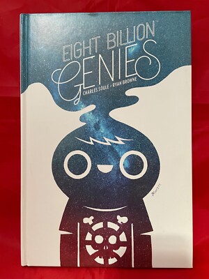 8 Billion Genies SDCC Variant Hardcover HC Signed & Sketched by