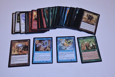 MTG Weatherlight Complete Common Set 62 Cards-Mind Stone. Vitalize, Abjure, Flux