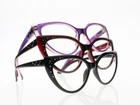Cat Eye eyeglasses Nearsighted Glasses Negative power -0.25~-8.0