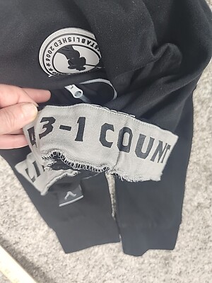 Jogger Baseballism Youth Jr – Noir, Gris, Poches Zippées, Taille S