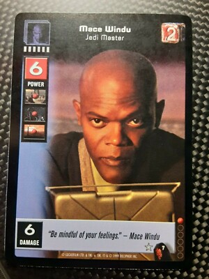 Decipher Star Wars Young Jedi Menace Maul CCG RARE UNPLAYED BB Mace Windu