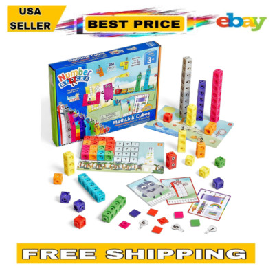 Hand2mind MathLink Cubes Numberblocks 1-10 Set