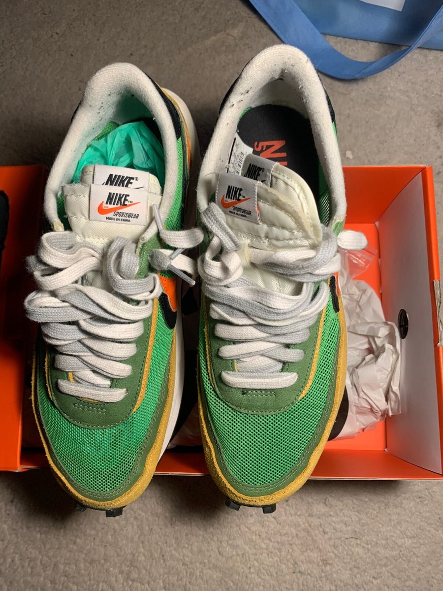 Nike LD Sacai Waffle UK 9- Green Gusto- Great Condition | eBay UK