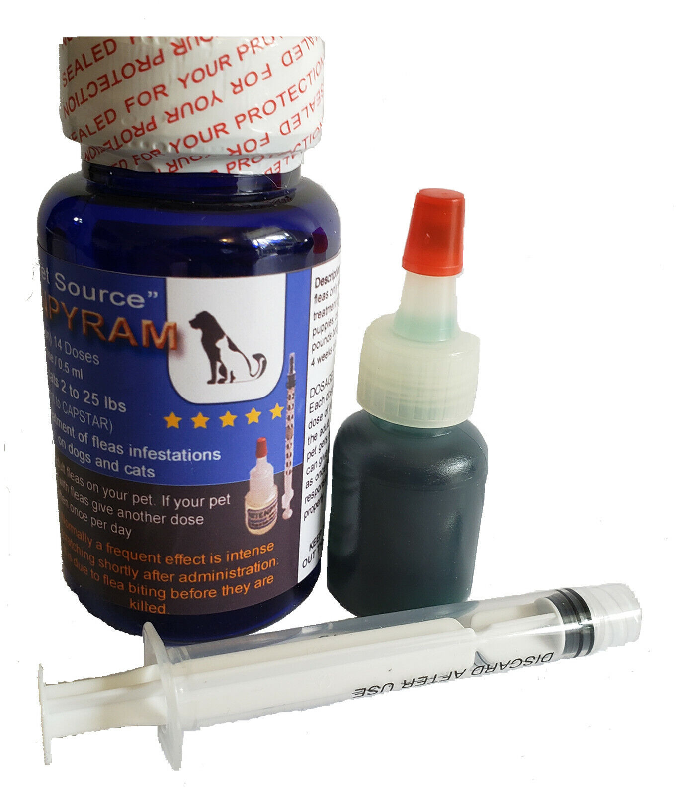 Flea Killer Nitenpyram - Oral Special sale item f LIQUID-SUSPENSION doses 14 High material