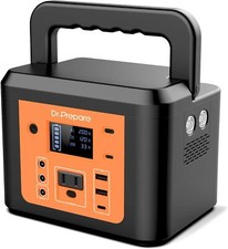 200W Peak Portable Power Station, 178Wh 48000mAh Solar Generator Out