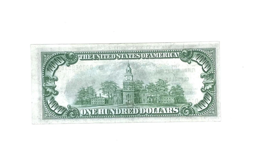 1929 $100 Federal Reserve Note Of Cleveland Ohio AU+++ - Image 2 of 2