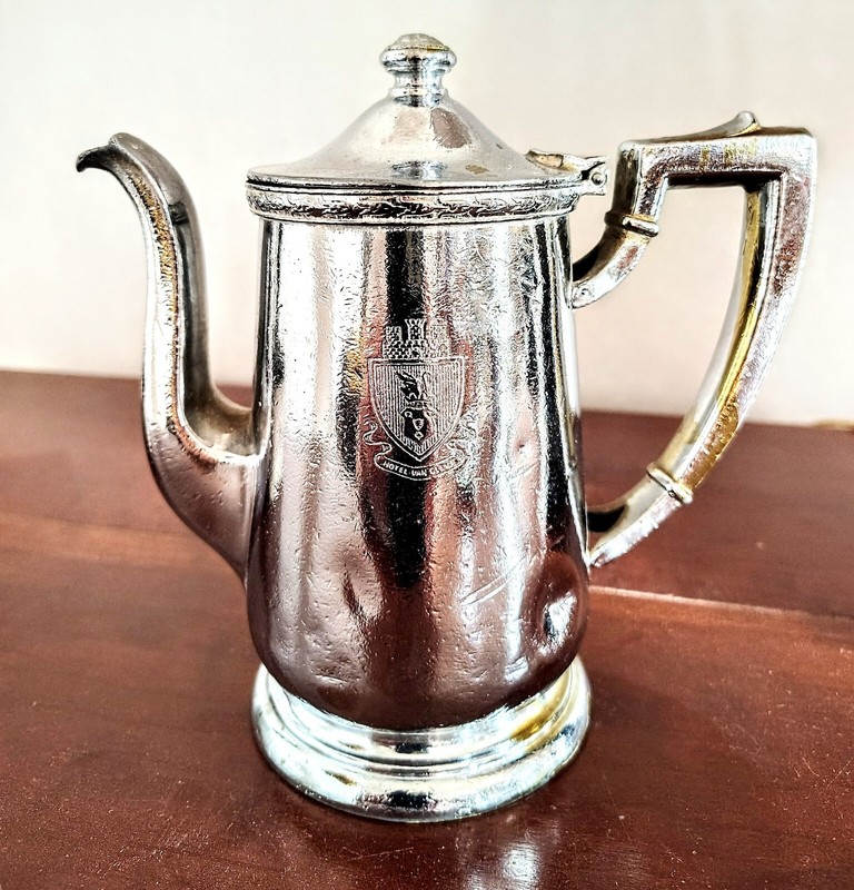 Hotel Silver Coffee Pot - Van Cleve Hotel, Dayton, OH