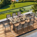 Patio Dining Set, All-Weather Resistant Outdoor Dining Furniture for Backyard