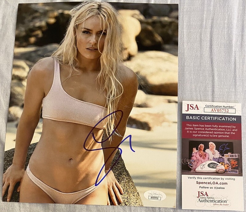 LINDSEY VONN Authentic Signed "SEXY Sports Illustrated" 8x10 Photo w/ JSA COA