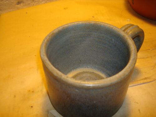 James Campbell Art Pottery Mug robin egg blue signed dated - Picture 2 of 9