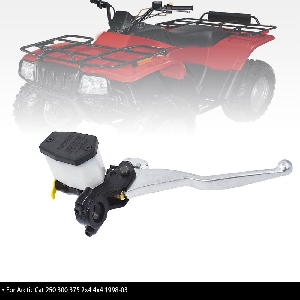 Arretratore Pistoncini Freni Posteriori Brake Lever Master Cylinder Assembly For Arctic Cat 400 Man Auto 2X4 4X4 1998-03 Spingi Pistone Pinza Freni - Foto 5