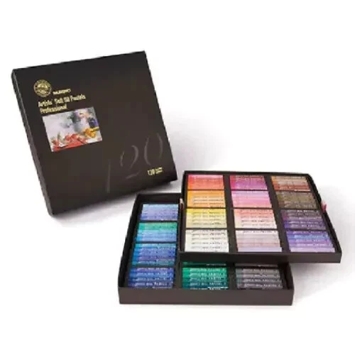 2022 MUNGYO GALLERY ARTISTS SOFT OIL PASTEL MOPV-120P 120 Color / Tracking - Picture 1 of 7