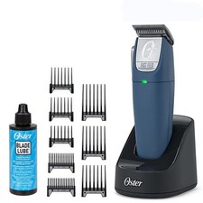 Oster Pro Cordless Fast Feed Animal Hair Clippers 8 Piece Guide Set Oil 4 oz