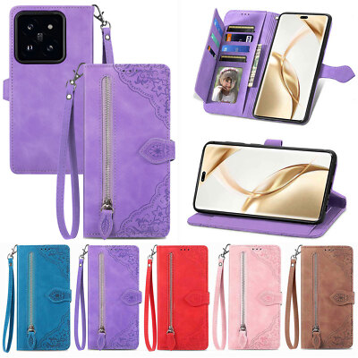 Für Redmi Note 15 14 13 Xiaomi 17 Ultra 15T Handyhülle Magnet Wallet Leder Hülle