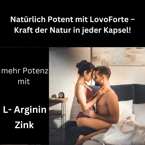 LovoForte EXTRA – L-Arginin & Zink für Luststeigerung bei Männern & Frauen - Bild 2 von 5