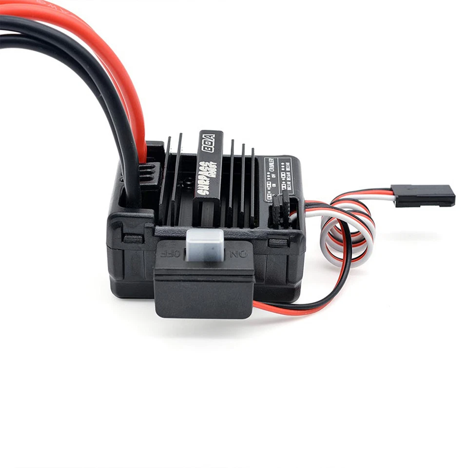 SURPASSHOBBY 80A Brushed ESC for 3-Slot 550 Motor fr RC Car Wltoys 144001 124019 - Image 3 of 4