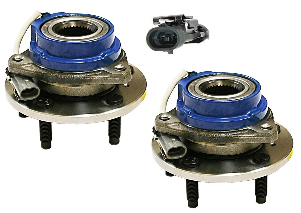 PAR de conjunto de rolamento de cubo de roda dianteira 1997-2005 BUICK Park Avenue (FWD, 4W ABS) - Imagem 2 de 4