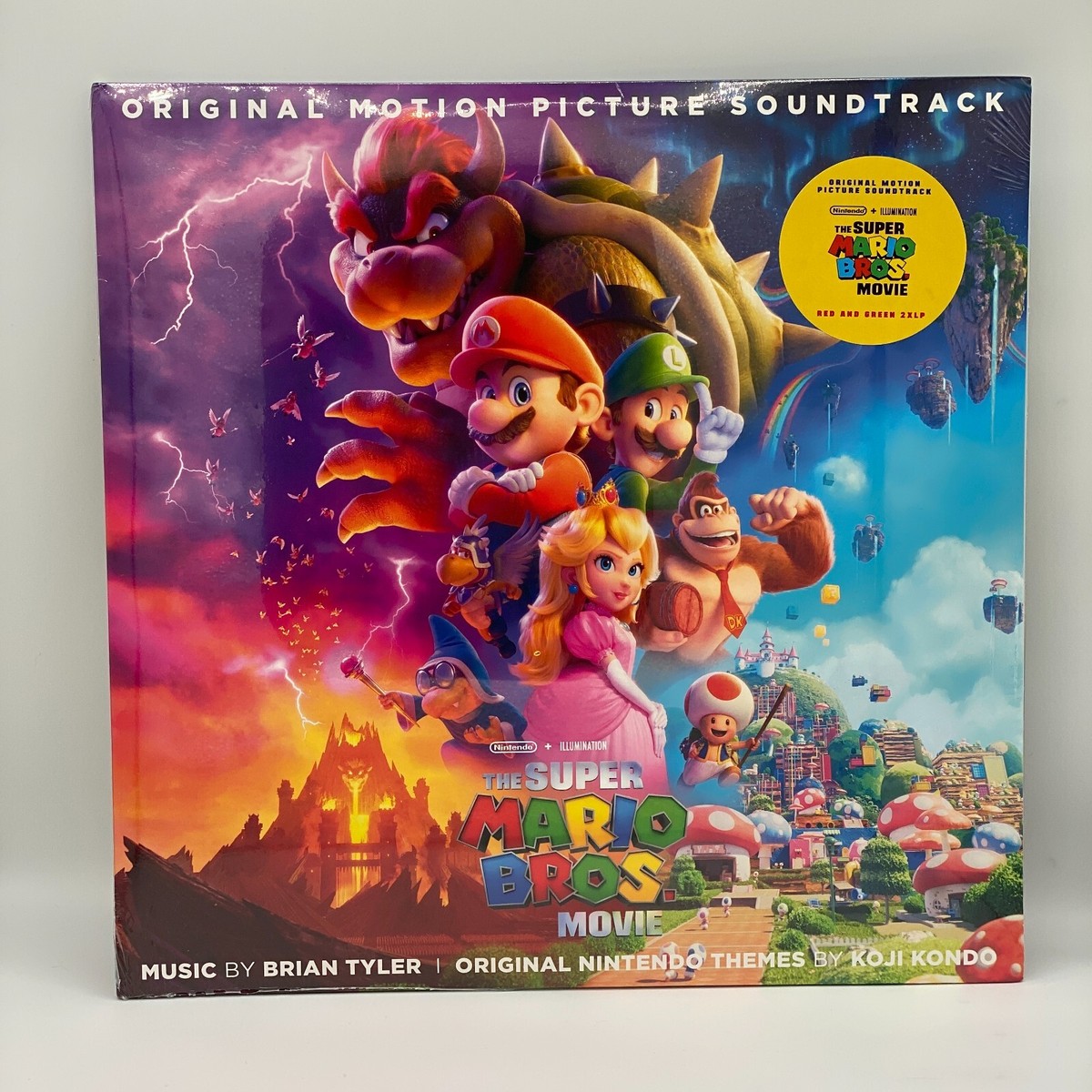 🍄🎶 The Super Mario Bros. Movie 2xLP - Red and Green