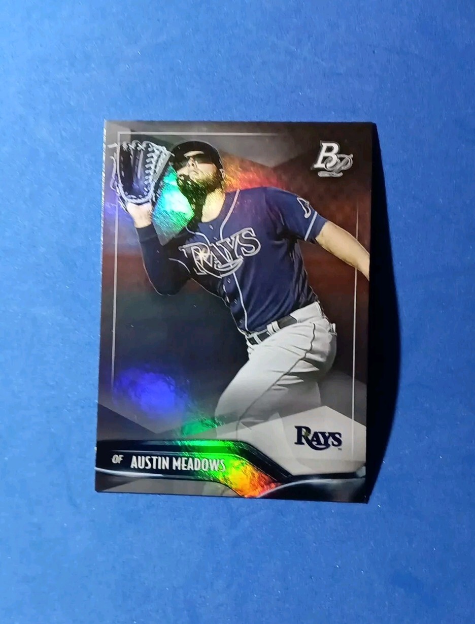Austin Meadows Bowman Prospects Rays #66 2021 Topps Baseball Card