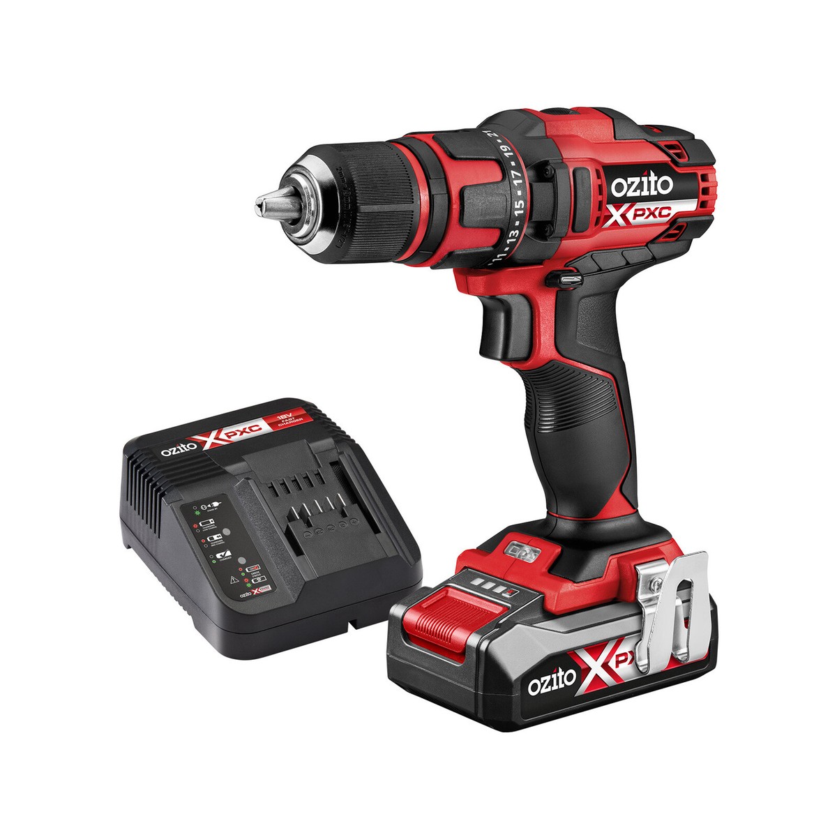 Ozito Power Tools Ozito Cordless Drill Driver 18v Battery Bunnings